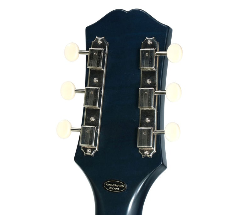 Epiphone EI-J455AVBNH3 J-45 Acoustic Guitar - Aged Viper Blue - Image 5