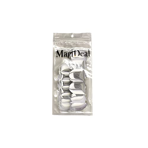 MagiDeal Silver-Tone Hip Hop Removeable Mouth Grillz Set (Top & Bottom) Player Style - Image 4