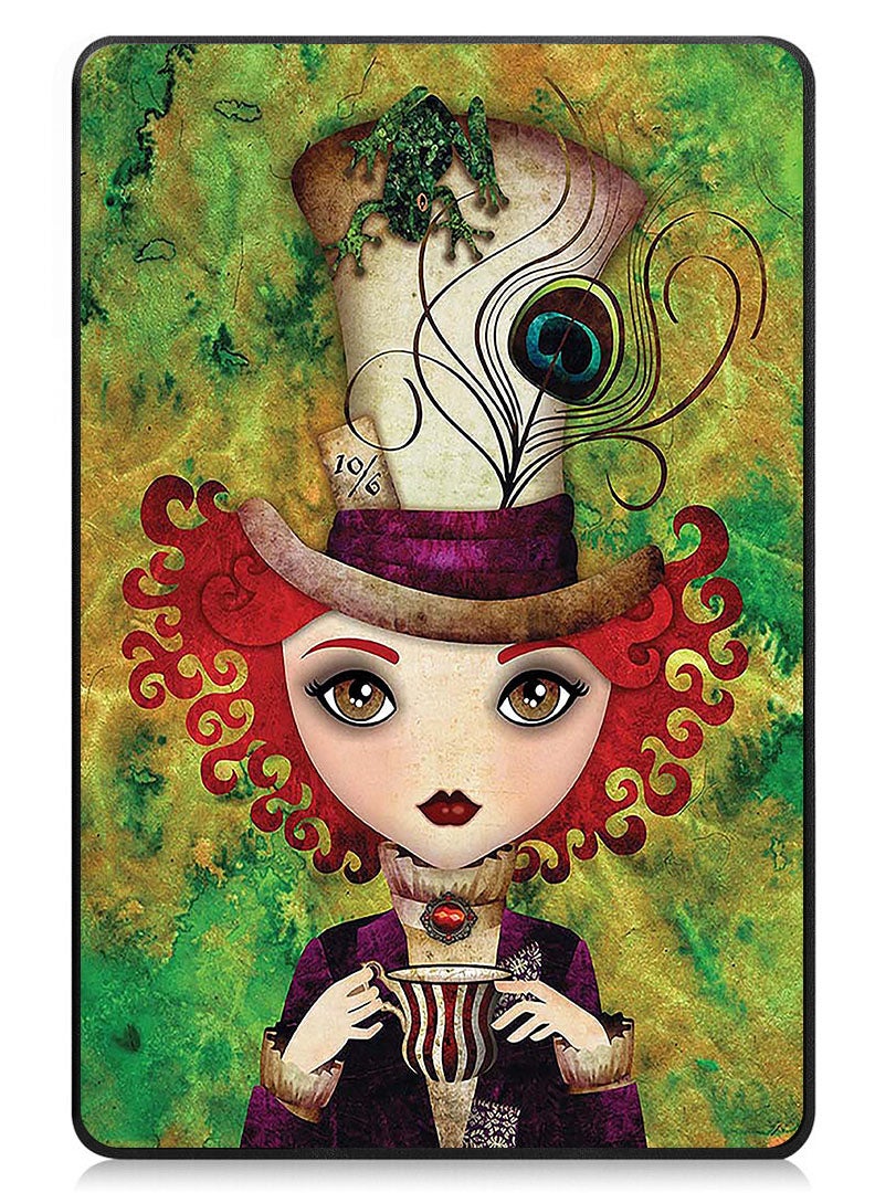 Theodor Protective Flip Case For Apple iPad mini 7th Generation (A17 Pro 2024 Model) (Mini 6 2021 Model  6th Generation) With Trifold Stand Auto Wake Sleep Shockproof Cover wizard - Image 1