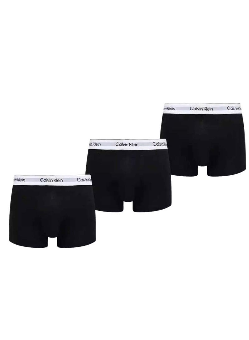 كالفن كلاين مجموعة من 3 سراويل داخلية من القطن الممدود - Image 1