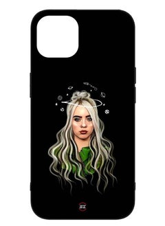 Service Zone Protective Printed Mobile Cover Girl Head With Space Planet For Apple iPhone 13 Pro Max 
