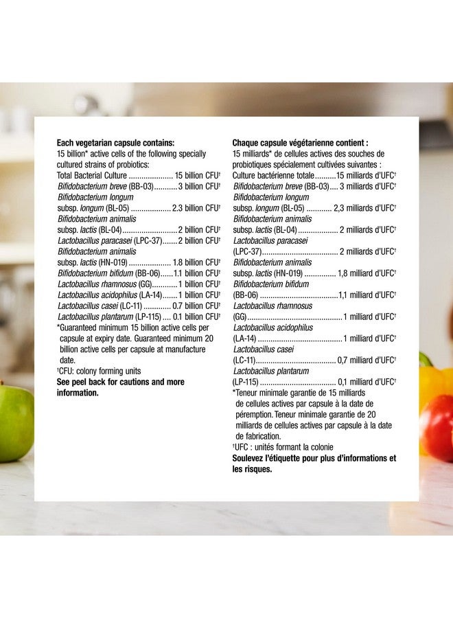 Webber Naturals Probiotic Adult 50+, 15 Billion Active Cells, 10 Probiotic Strains, 30 Capsules - Image 4