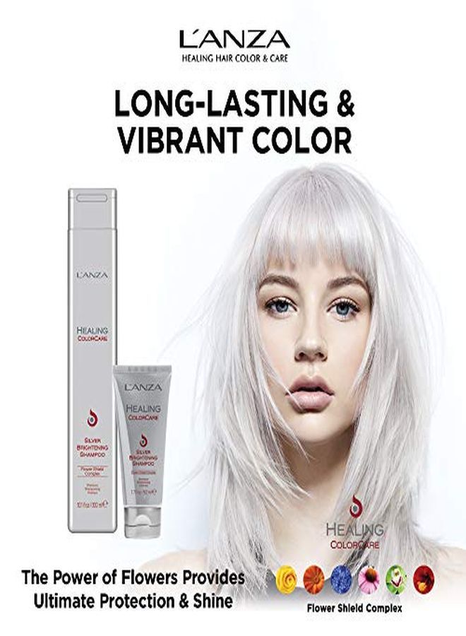 L'anza Healing Colorcare Silver Brightening Shampoo, 1.7 Fl Oz - Image 3