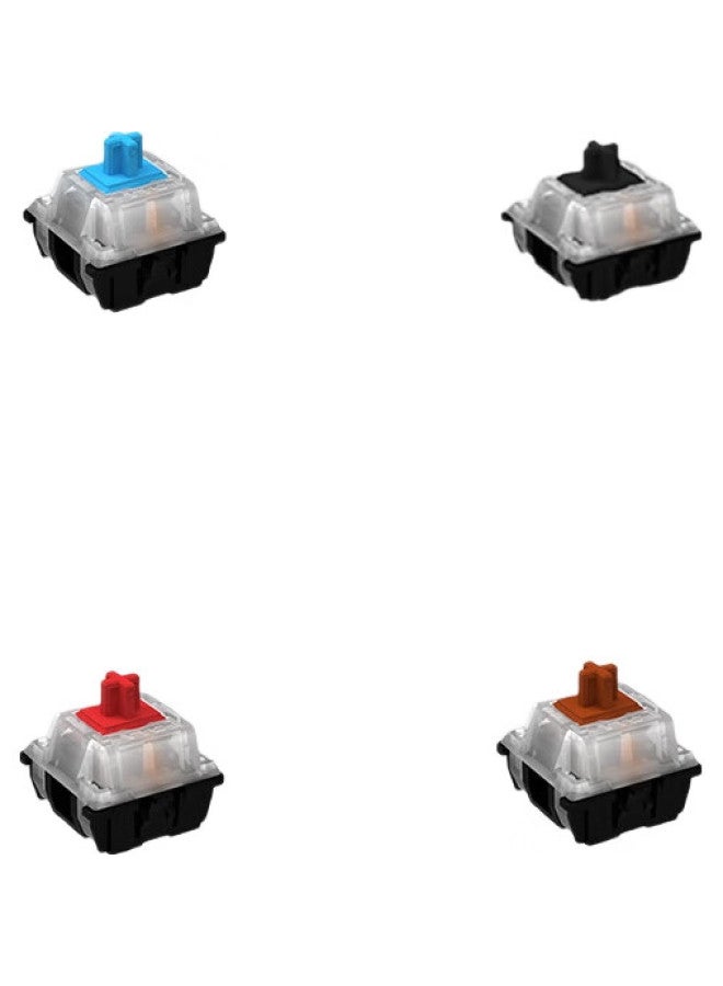 Daryo Dareu Ek815 Mechanical Alloy Keyboard, Wired Keyboard, E-Sports Gaming Keyboard, Multi-Key Anti-Ghosting 108-Key Single Backlight, For Women, White And Blue, Brown Switch - Image 1