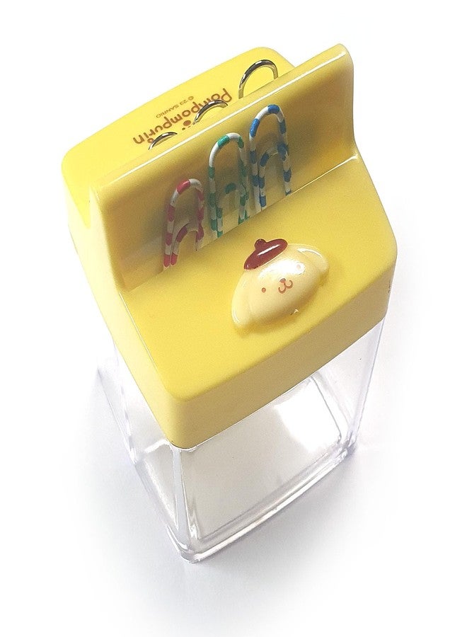 LENITH Cute Animal Faced Pompompurin Paper Clip Dispenser Magnetic Lid Boxes with 6 Paper Clips Case - Image 5