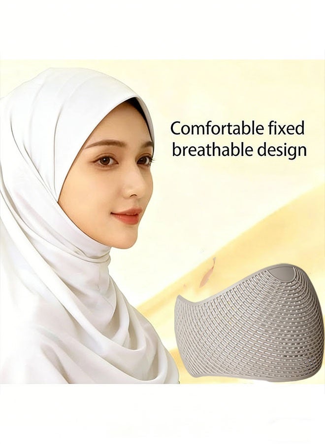 Happy D Muslim Headscarf Fixer, Headband and Scarf Accessories for Muslim Women, Comfortable Daily Wear & Special Occasions, Perfect for Scarf & Headwear, Essential Hijab Accessories - Image 2