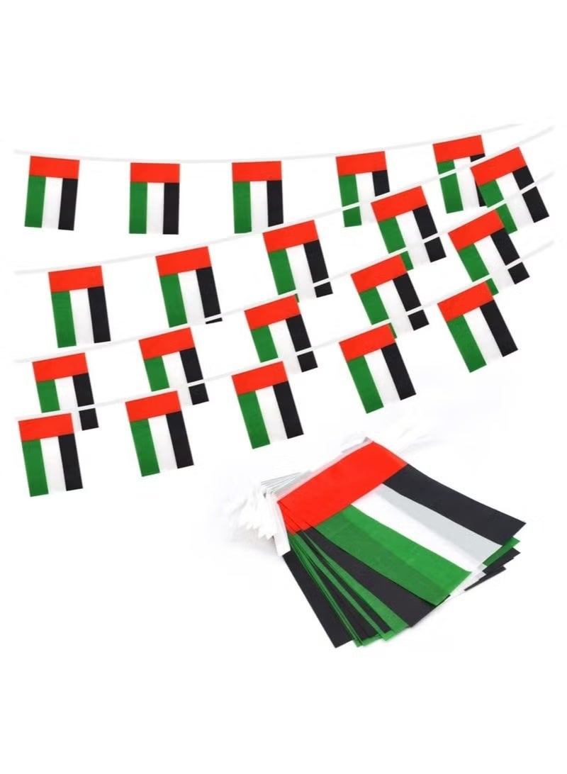 ARS 25 UAE Flags 8 meters long - outdoor decorative polyester flag, durable and bright, suitable for celebrations and events - Image 1
