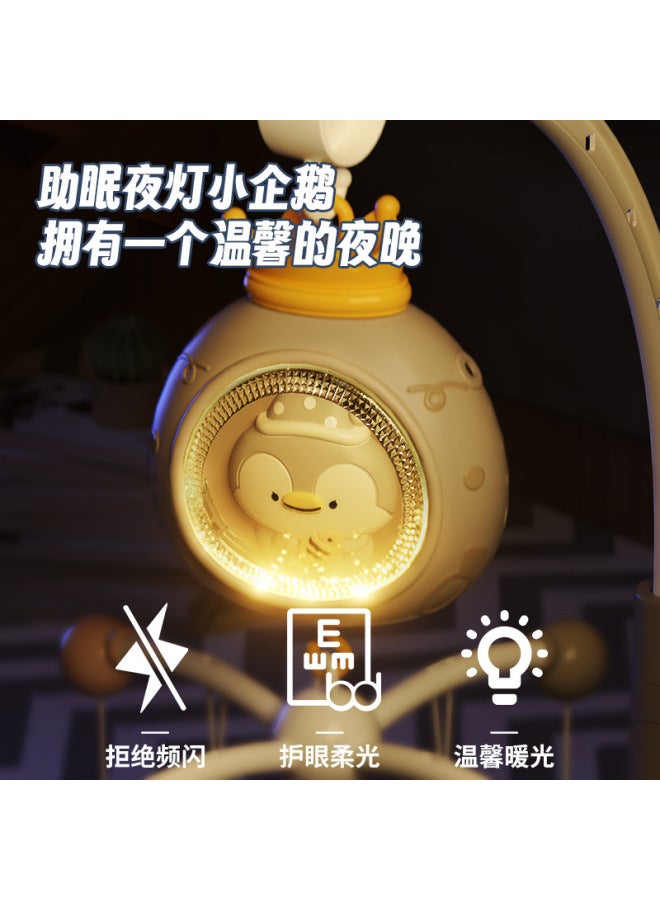 Newborn Educational Toys Electric Rotating Baby Bed Bell Bite Rattle Pendant Newborn Toy Gift Box 0-12 - Image 2