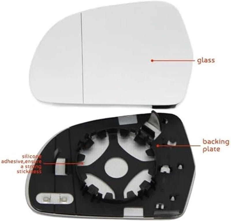 Wivplex Heated Car Side Mirror Glass for Audi Models - Image 2