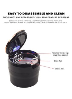 MOB Hlgh QuaIity Ash Tray Car Ashtray With LED Light With Cover  - Image 2