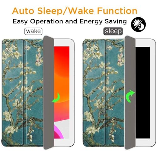 Robustrion Cover for iPad 9th Generation Cover Case with Pencil Holder for Apple iPad 10.2 inch/iPad 9th 7th 8th Generation Smart [Soft and Flexible] Flip Stand Case [Auto Sleep/Wake Support] - Aqua - Image 3