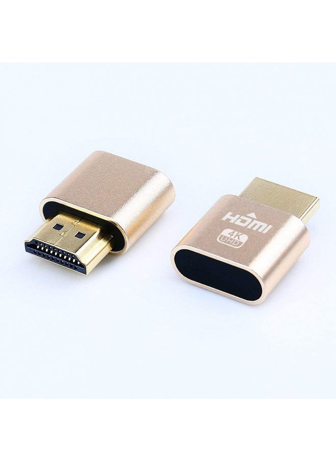 DTech DTech HDMI Dummy Plug 4K Display Emulator Compatible with Windows Mac OSX Linux (fit-Headless, 3 Pack)  - Image 4