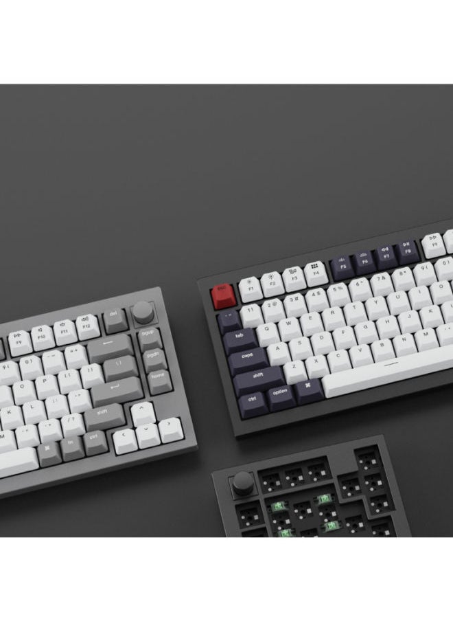 Keychron - Q3-N3 QMK Custom Wired Mechanical Keyboard (Fully Assembled) - Brown Switch RGB - Image 1