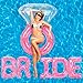Sumind Bride Bachelorette Pool Floats 61 Inch Diamond Ring Float and 5 Inflatable Bride Letter Pool Pink Engagement Ring Floatie Stagette Decor for Swim Tube Beach Bridal Shower Wedding Outdoor Party - Image 3