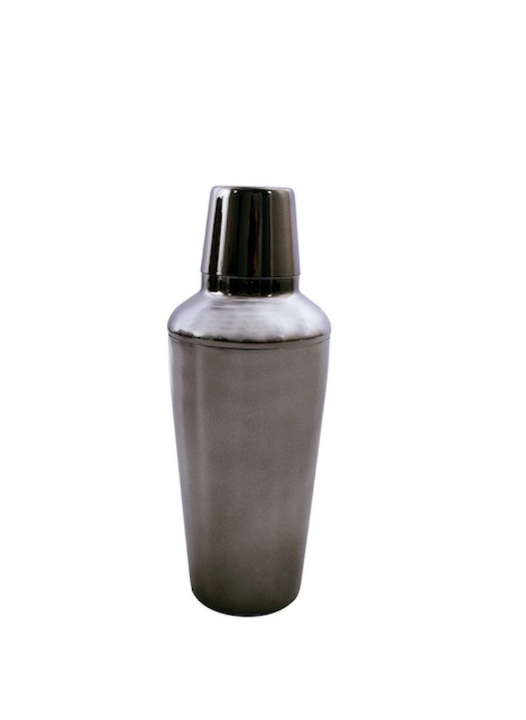 Point-Virgule Stainless steel cobbler shaker metallic black 750ml 