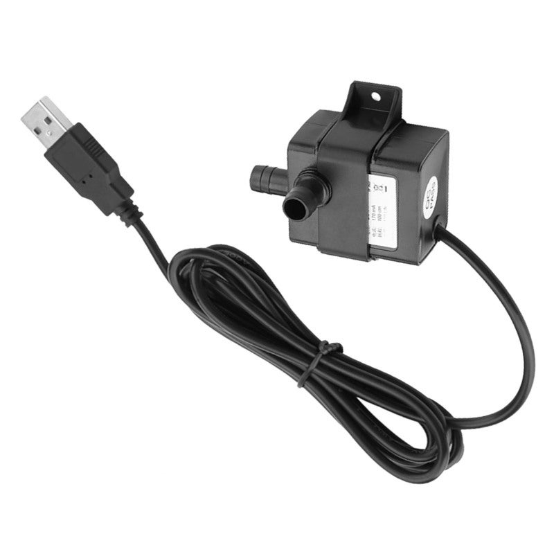 USB Water Pump Premium ABS Shell - Brushless Low Noise Aquarium Pump for Fish Tank Fountain Water Circulation - Image 2