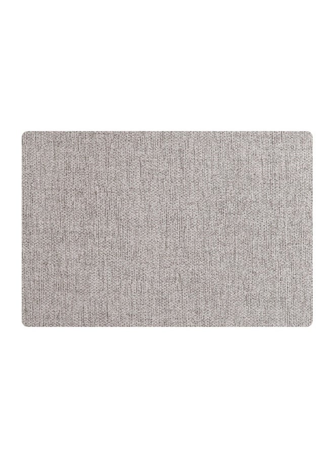 NIBEMINENT 2pcs Square Imitation Cloth Western-style Placemat Pu Coaster Leather Table Placemat  - Image 1