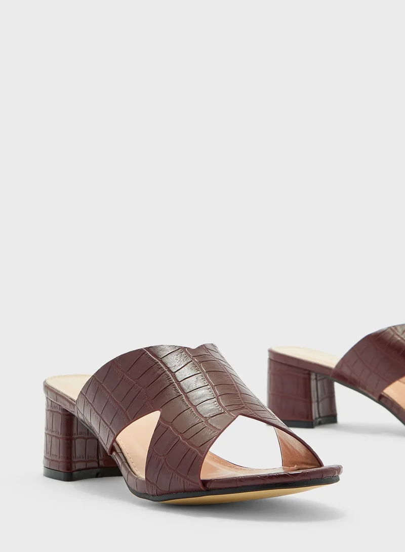 ELLA Croc Mules