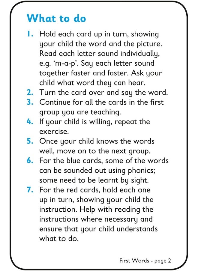 First Words Flashcards: 40 Cards (Collins Easy Learning Preschool)  - Image 3