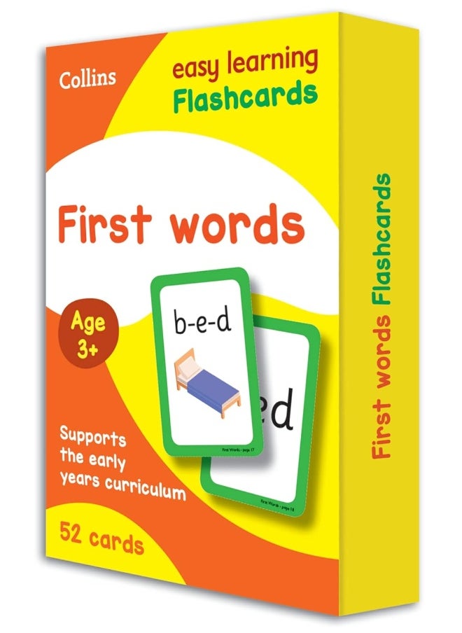 First Words Flashcards: 40 Cards (Collins Easy Learning Preschool)  - Image 1