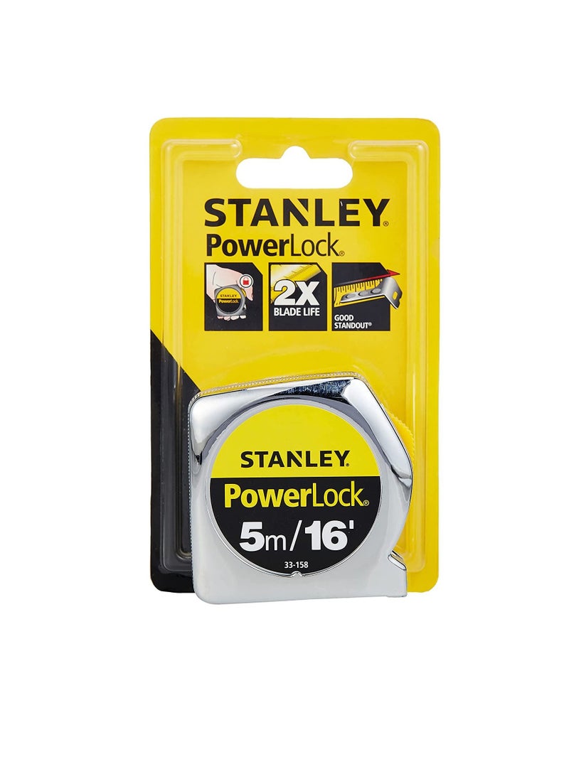 Stanley STANLEY - POWER LOCK : Tape Measure - 5M/16 Inch (4715898200048)  - Image 2