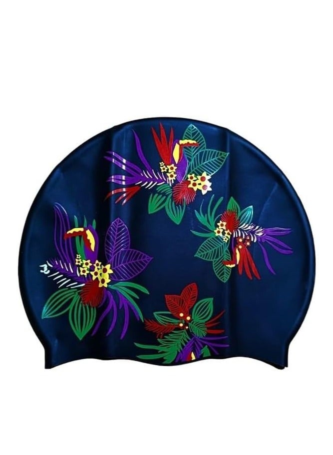 Flexible and comfortable swimming cap – a protective hair hat with a secure design suitable for training and everyday swimming. - Image 1