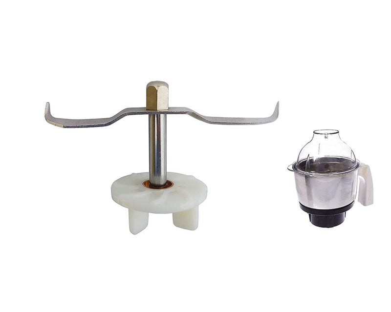 PMW مجموعة شفرات وعاء الفولاذ مع موصل لخلاط بريثي MG-504 - 1 مجموعة - Image 1