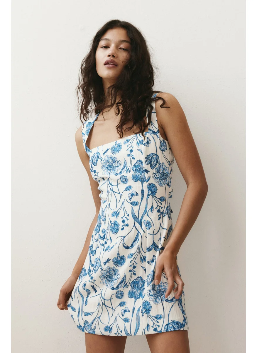 اتش اند ام Bow-Back Dress