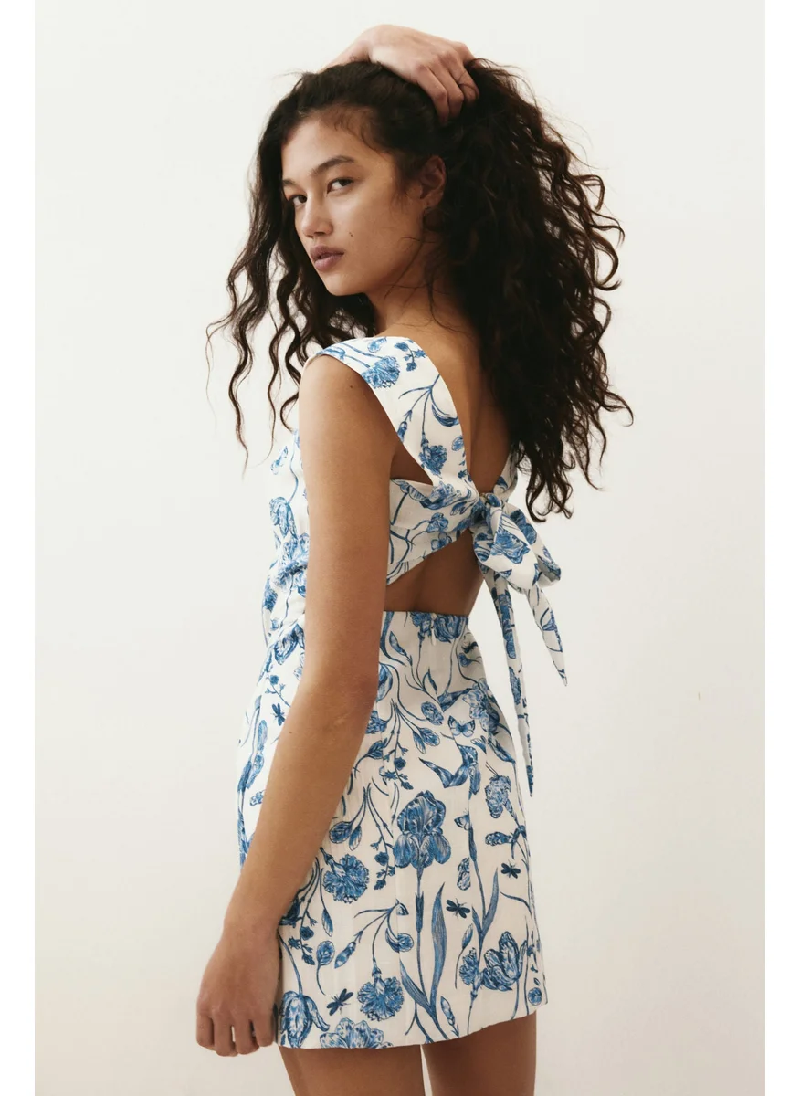 اتش اند ام Bow-Back Dress