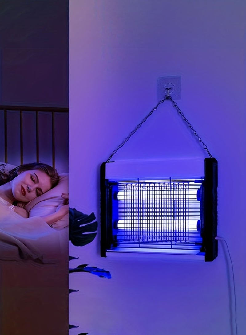 EzzySo Electric Bug Zapper 20W Powerful Fly Zapper Indoor Attract Insect and Mosquito Traps Using Electric Shock and UV Lighting Electric Mosquito Fly and Bug Zapper  - Image 2