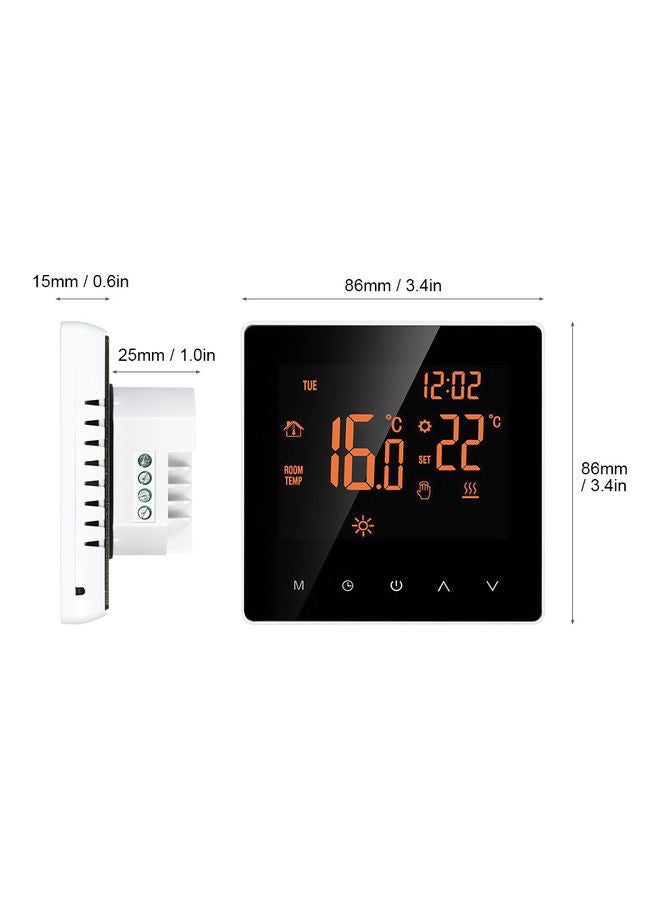 NIBEMINENT 16A Smart Digital Temperature Controller Black/White  - Image 3