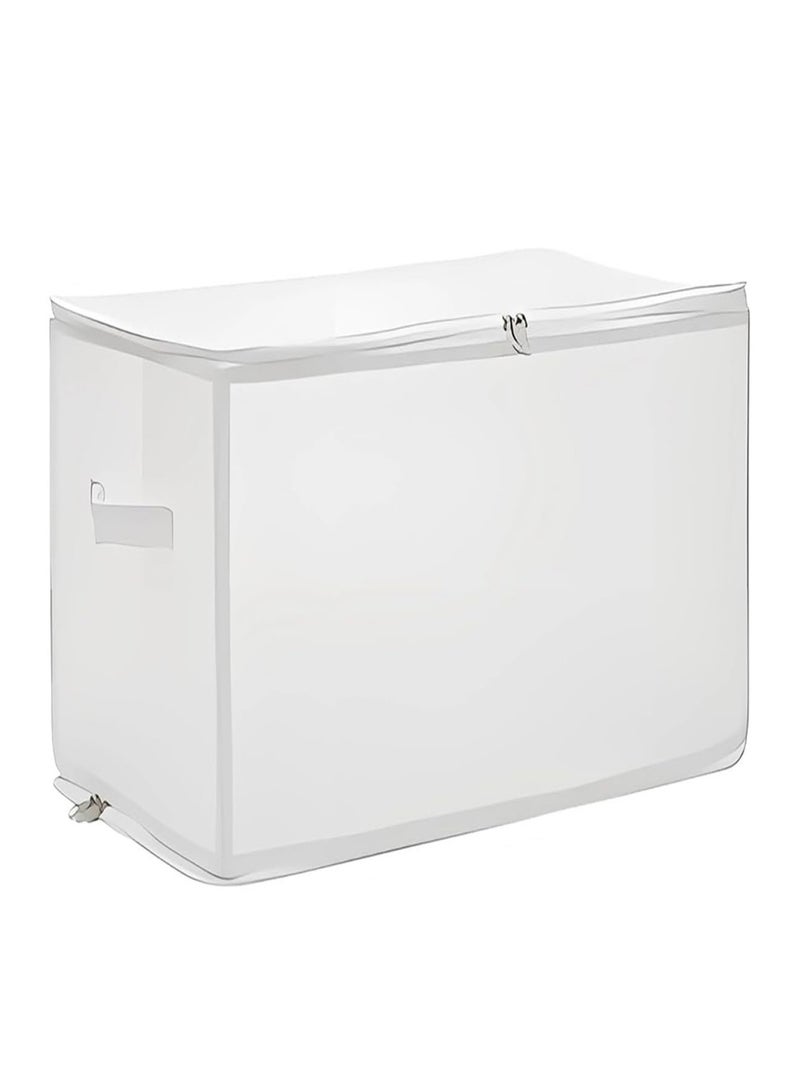 Generic Storage Bags, Clothes Storage Bins Foldable Closet Organizers Storage Containers with Durable Zipper for Clothing, Blanket, Comforters, Bed Sheets, Pillows and Toys - Image 1