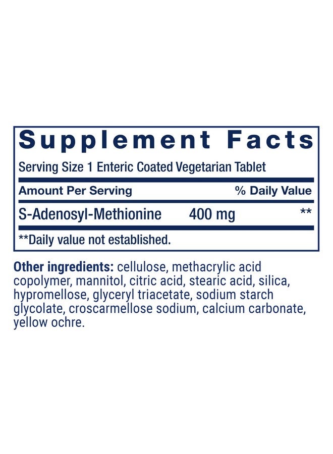 Life Extension Same, Mood, Joint & Liver Support, Gluten-Free, Non-GMO, Vegetarian, 30 Tablets - Image 3