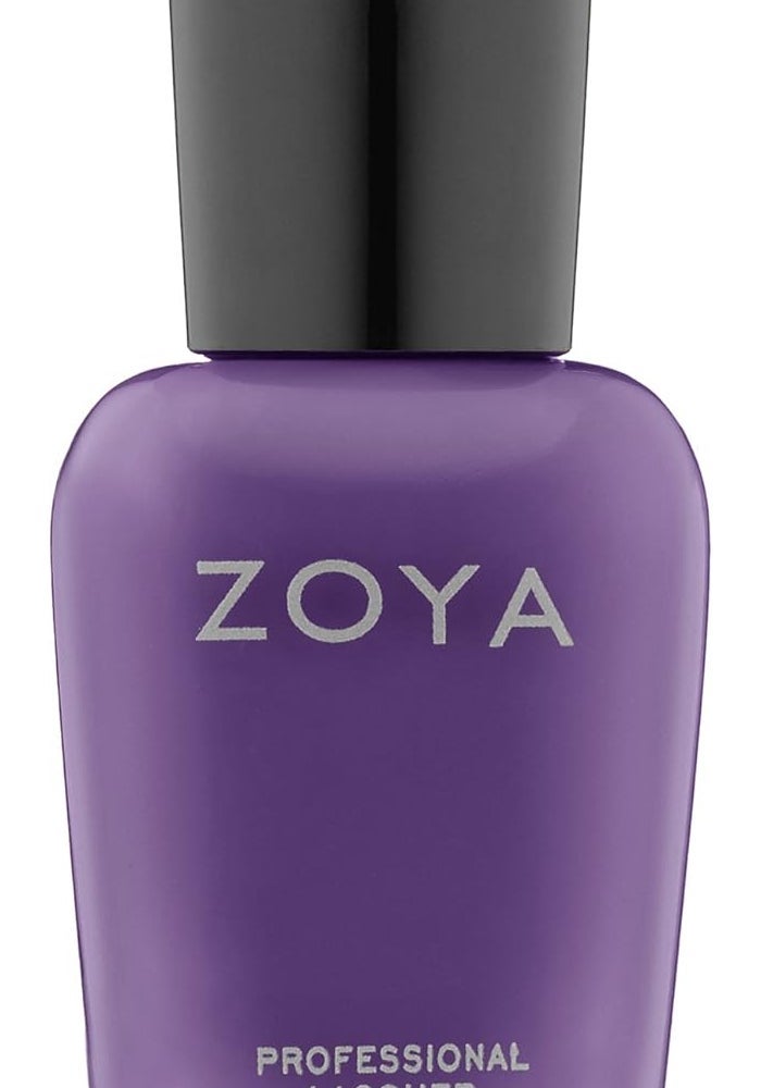 Zoya Mira ZP556 Nail Polish - 15 ml - Blue Toned Medium Purple with Opaque Cream Finish - Image 1