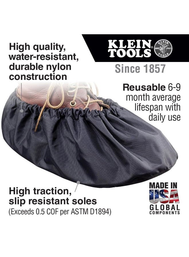 Klein Tools 55487 Tradesman Pro Shoe Covers, Medium, Black - Image 2