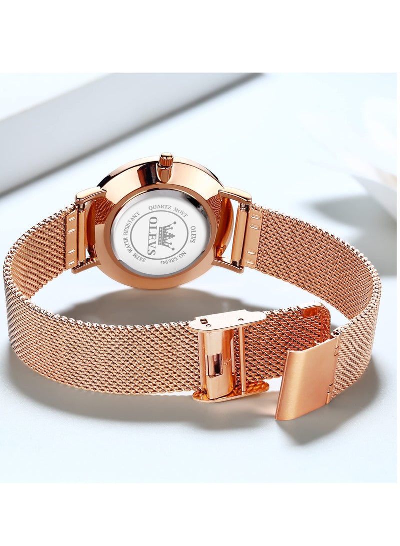 أوليفز ساعة OLEVS كوارتز كاجوال نسائية 5869 - Image 3