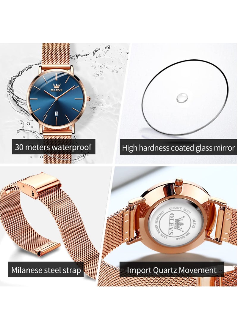 أوليفز ساعة OLEVS كوارتز كاجوال نسائية 5869 - Image 5
