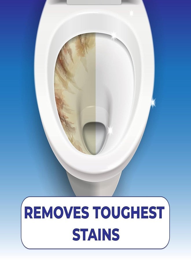 Pack of 10 Tablets automatic flush toilet bowl cleaner tablets, bathroom toilet tank cleaner, powerful cleaning ball toilet blue deep clean bubbles, mild lemon scent (Pack of 10) - Image 4