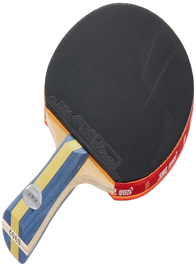 دي إتش أس مضرب تنس الطاولة S-S302 DHS مع كرة تنس الطاولة DHS 40 مم 3 نجوم برتقالي (علبة من 24 قطعة) - Image 4