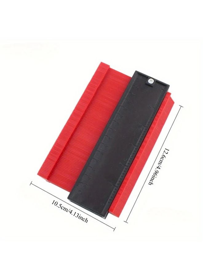 Blue Adjustable Profile Gauge With Locking Mechanism For Precise Contour Duplication - Image 3