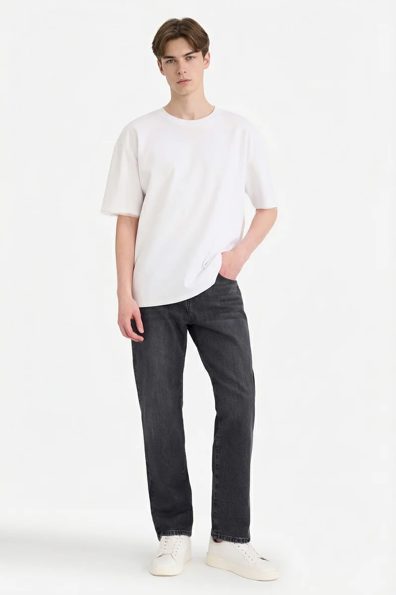 Defacto Straight Fit Trousers