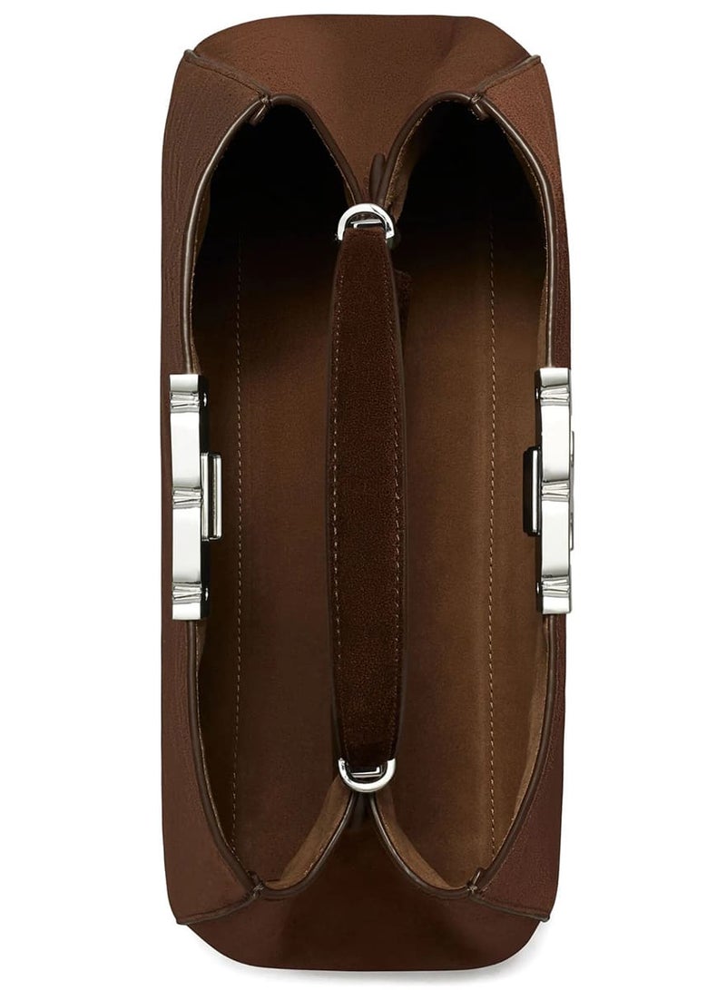 Burch Tory Burch Brown Dark Cocoa Women Shoulder Bag 171502 202 - Image 5