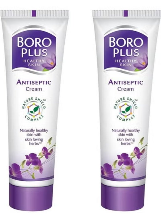 Boro Plus Antiseptic Cream Multicolour For Face, Hands & Body 40ml 2Pcs