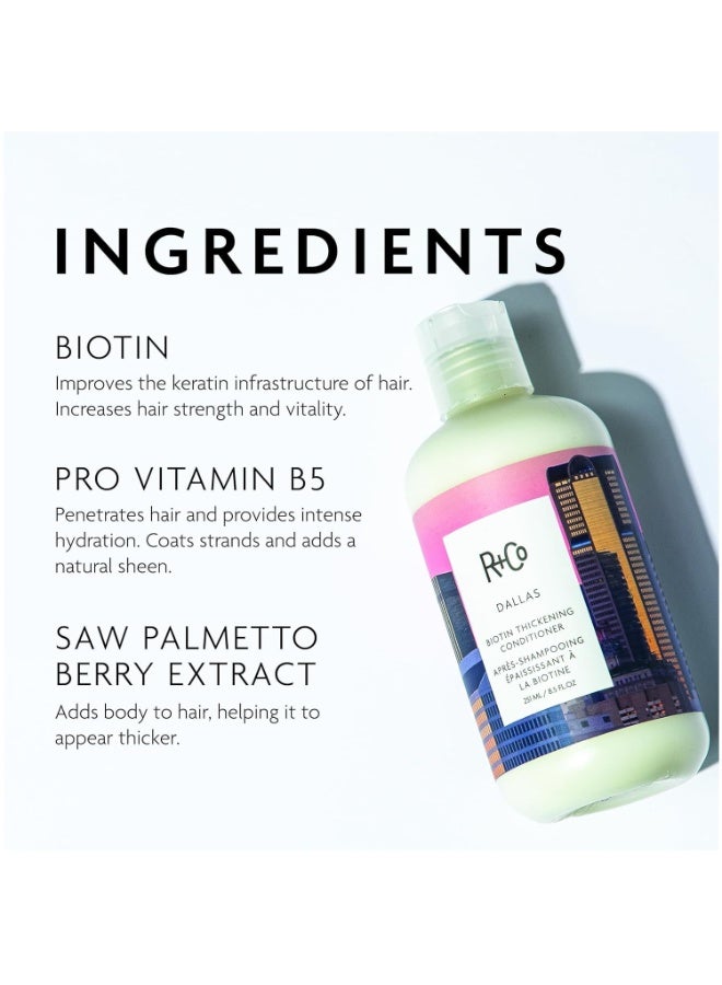 R+Co Dallas Travel Biotin Thickening Conditioner 60ml - Image 2
