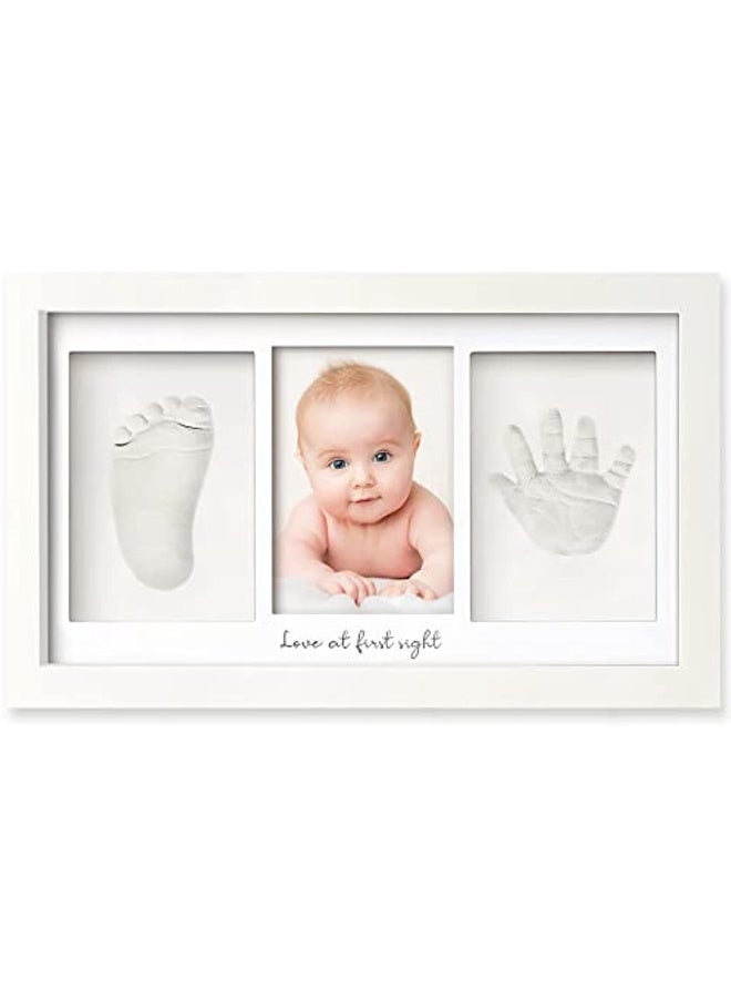 Baby Handprint and Footprint Set - Plaster Cast Baby Hand and Foot for Newborns - Handprint Baby Picture Frame ​ - Footprint Baby Plaster Cast Set  - Image 1