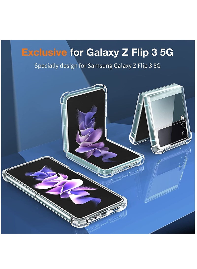 DUSALA Compatible with Galaxy Z Flip 4 Case Anti Yellow Ultra ,thin Slim Fit Four Corner Airbags Protection Samsung Galaxy Z Flip 4 5G 2022 (Clear) - Image 5