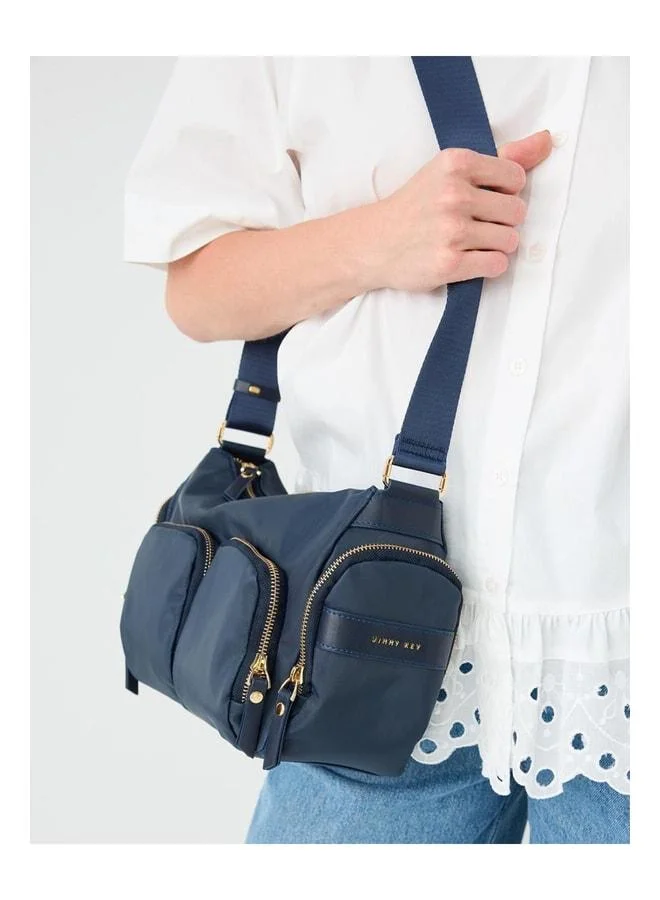 Jimmy Key  Navy Adjustable Strap Multi-Compartment Bag. for Women | Best Price UAE