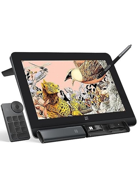 Artist Pro 16 (Gen 2) Graphics Tablet | 16" QHD Fully Laminated Display, Smart X3 Pro Chip Stylus, Mini Keyboard Shortcut, Adjustable Stand – Ideal for Digital Artists & Designers