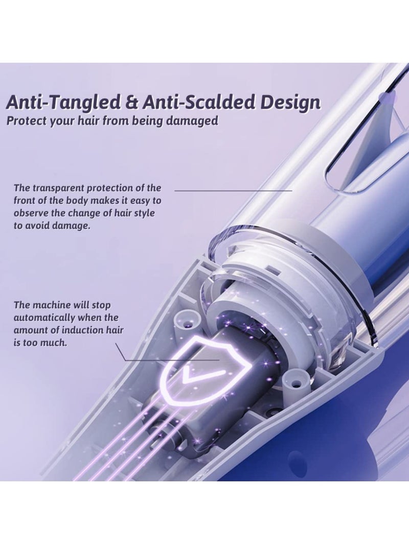 SOLARAE Automatic Hair Curler with Adjustable 4 Temps Levels, Automatic Curling Iron 1” for Hair Styling, Rotating Curling Iron with Dual Voltage, Smart Anti-Stuck, Anti-Scald Auto Shut-Off - Image 5