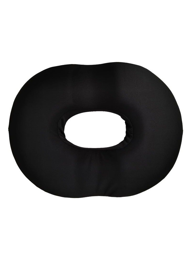 3XR Premium Quality Contoured Donut Cushion Memory Foam Pillow Donut Pillow Seat Cushion For Car Chair , 1 Pcs Black - Image 2